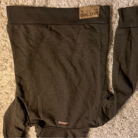 SOLD. Army green Naketano sweatshirt. Size small. - Picture 4 of 6